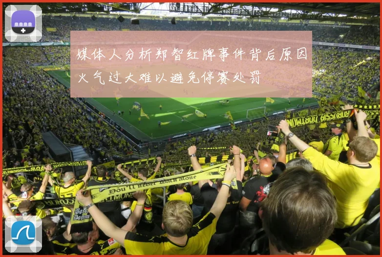 媒体人分析郑智红牌事件背后原因火气过大难以避免停赛处罚